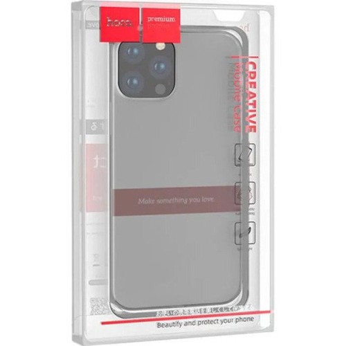 Силиконовый чехол для Apple iPhone 15 Pro Max TPU Hoco Серый