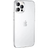 Силиконовый чехол для Apple iPhone 15 Pro TPU Hoco глянцевый Прозрачный