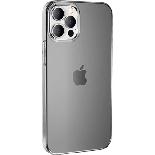 Силиконовый чехол для Apple iPhone 15 Pro TPU Hoco глянцевый Серый