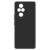Силиконовый чехол для Honor 200 Pro TPU mp 1mm с защитой камеры Черный