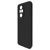 Силиконовый чехол для Honor 200 Pro TPU mp 1mm с защитой камеры Черный