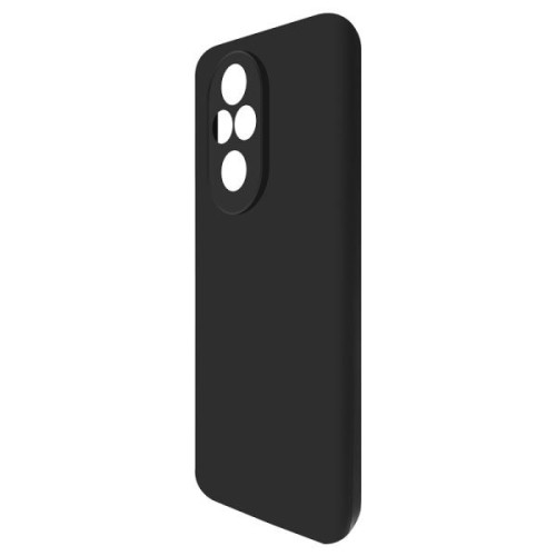Силиконовый чехол для Honor 200 Pro TPU mp 1mm с защитой камеры Черный