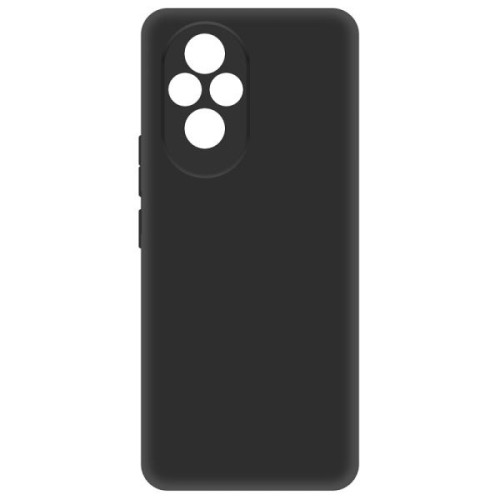 Силиконовый чехол для Honor 200 TPU mate 1mm с защитой камеры Черный