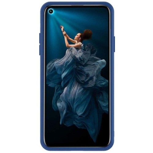 Силиконовый чехол для Huawei Honor 20 DF hw-01 Синий