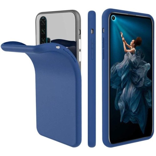 Силиконовый чехол для Huawei Honor 20 DF hw-01 Синий