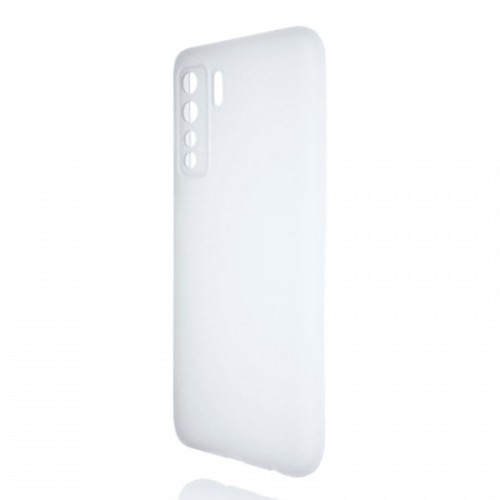 Силиконовый чехол для Huawei Honor 30S TPU 1мм с защитой камеры Прозрачный глянцевый