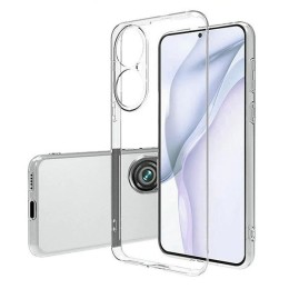 Силиконовый чехол для Huawei Honor 50 TPU 1мм Прозрачный глянцевый