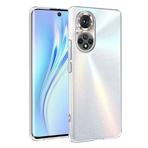Силиконовый чехол для Huawei Honor 50 TPU 1мм с защитой камеры Прозрачный