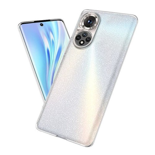Силиконовый чехол для Huawei Honor 50 TPU 1мм с защитой камеры Прозрачный