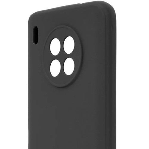 Силиконовый чехол для Honor 50 Lite TPU 1мм с защитой камеры Черный