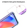 Силиконовый чехол для Honor X6b Krieger Mix 1.5мм противоударный Фиолетово-Синий
