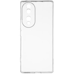 Силиконовый чехол для Honor 70 TPU 1мм с защитой камеры Прозрачный