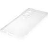 Силиконовый чехол для Honor 70 Pro TPU 1мм с защитой камеры Прозрачный глянцевый