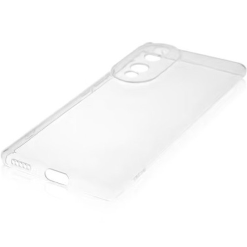 Силиконовый чехол для Honor 70 Pro TPU 1мм с защитой камеры Прозрачный глянцевый