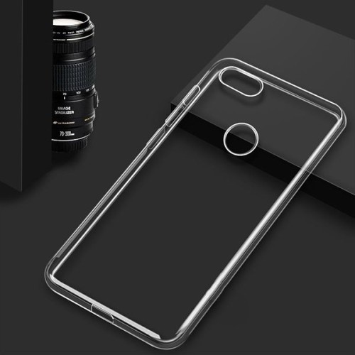 Силиконовый чехол для Huawei Honor 7X Skinbox Slim Silicone 4People Прозрачный