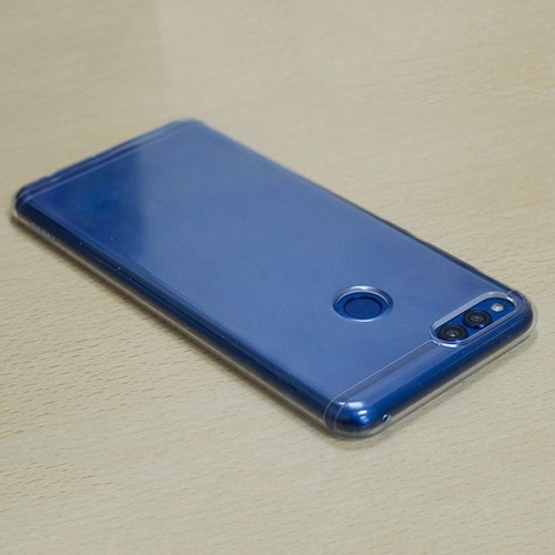 Силиконовый чехол для Huawei Honor 7X TPU 0.3мм Прозрачный глянцевый