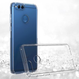 Силиконовый чехол для Huawei Honor 7X TPU 1мм Прозрачный глянцевый