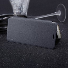 Чехол книжка для Huawei Honor 7X Nillkin Sparkle Leather Case Черный