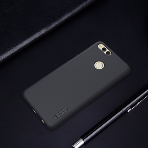 Чехол накладка для Huawei Honor 7X Nillkin Super Frosted Shield Черный