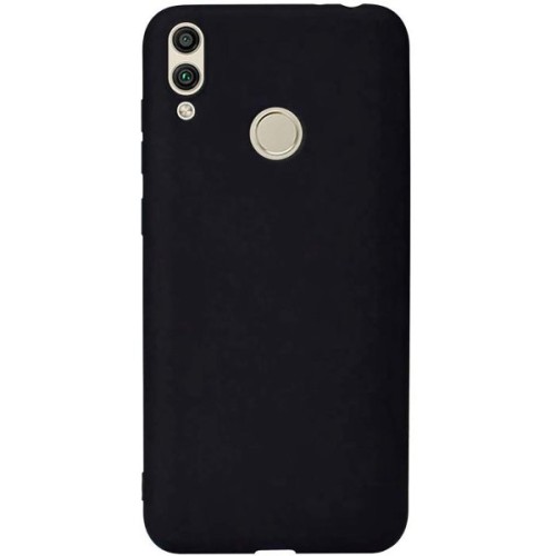 Силиконовый чехол для Huawei Honor 8C TPU 1мм Черный матовый