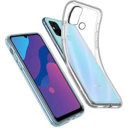 Силиконовый чехол для Huawei Honor 9A TPU 1мм Прозрачный глянцевый