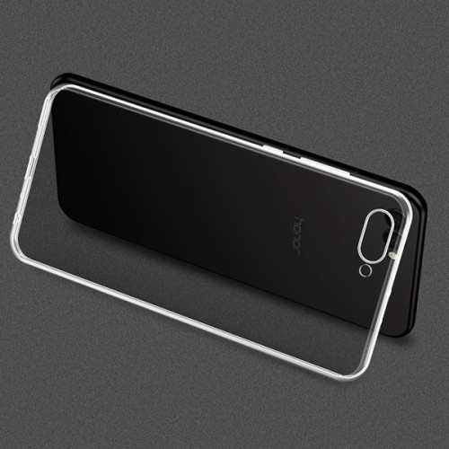 Силиконовый чехол для Huawei Honor View 10 Skinbox Slim Silicone 4People Прозрачный