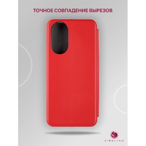 Чехол книжка для Honor X7 Book Cover Красный