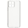 Силиконовый чехол для Honor X8 TPU 1мм с защитой камеры Прозрачный