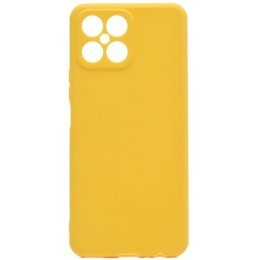 Силиконовый чехол для Honor X8 Soft Matte с микрофиброй Желтый