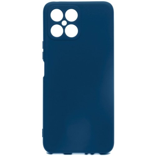 Силиконовый чехол для Honor X8 Soft Matte с микрофиброй Синий