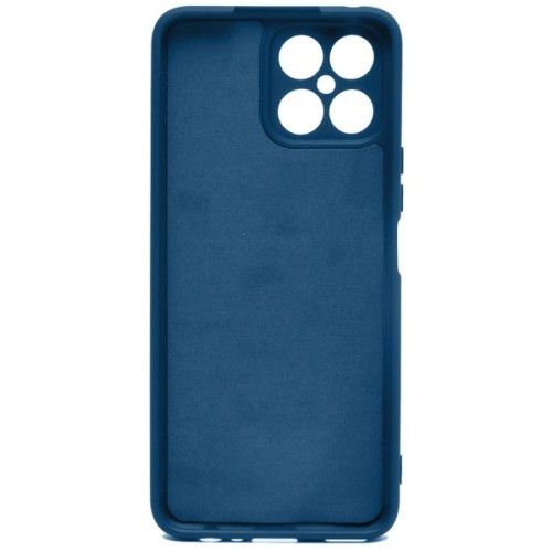 Силиконовый чехол для Honor X8 Soft Matte с микрофиброй Синий