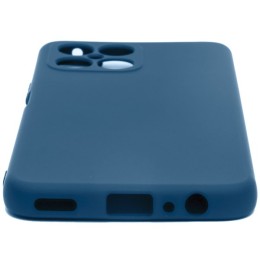 Силиконовый чехол для Honor X8 Soft Matte с микрофиброй Синий
