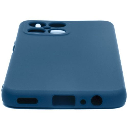 Силиконовый чехол для Honor X8 Soft Matte с микрофиброй Синий