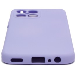 Силиконовый чехол для Honor X8 Soft Matte с микрофиброй Сиреневый