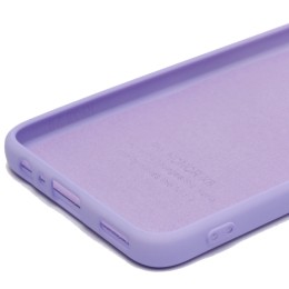 Силиконовый чехол для Honor X8 Soft Matte с микрофиброй Сиреневый