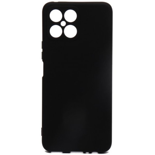 Силиконовый чехол для Honor X8 Soft Matte с микрофиброй Черный