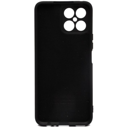 Силиконовый чехол для Honor X8 Soft Matte с микрофиброй Черный