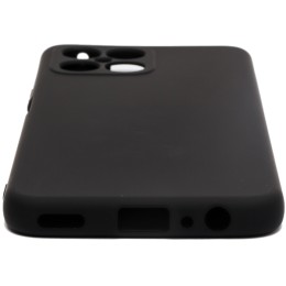 Силиконовый чехол для Honor X8 Soft Matte с микрофиброй Черный