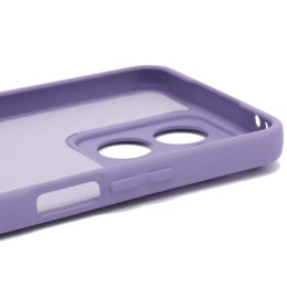 Силиконовый чехол для Honor X8a Soft Matte с микрофиброй Сиреневый