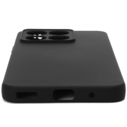 Силиконовый чехол для Honor X8a Soft Matte с микрофиброй Черный