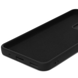 Силиконовый чехол для Honor X8a Soft Matte с микрофиброй Черный