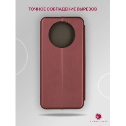 Чехол книжка для Honor X9 Book Cover Бордовый