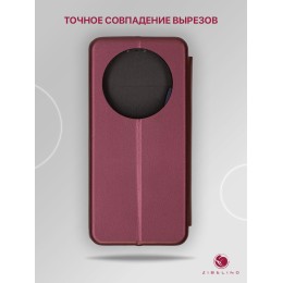 Чехол книжка для Honor X9a Book Cover Бордовый