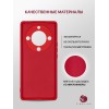 Чехол-накладка для Honor X9a 5G красный Soft Matte с микрофиброй
