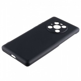Силиконовый чехол для Huawei Mate 40 Pro TPU 1мм с защитой камеры Черный