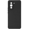 Силиконовый чехол для Huawei Nova 10 Pro Soft Matte с микрофиброй Черный