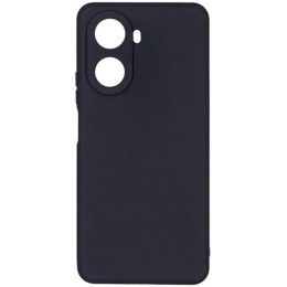 Силиконовый чехол для Huawei Nova 10 SE Soft Matte с микрофиброй Черный