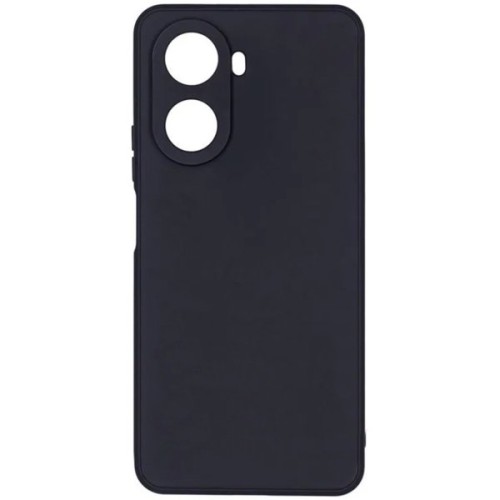 Силиконовый чехол для Huawei Nova 10 SE Soft Matte с микрофиброй Черный