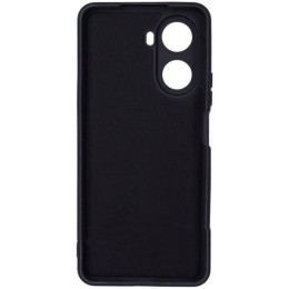 Силиконовый чехол для Huawei Nova 10 SE Soft Matte с микрофиброй Черный