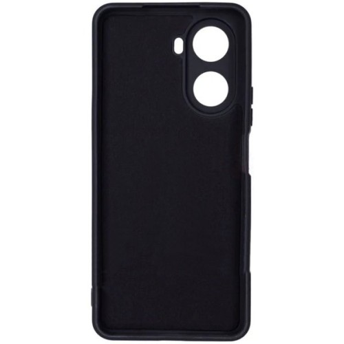 Силиконовый чехол для Huawei Nova 10 SE Soft Matte с микрофиброй Черный